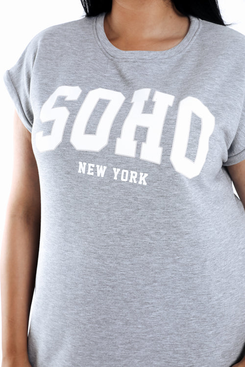 Robe t-shirt imprimé Soho-Paprika-4