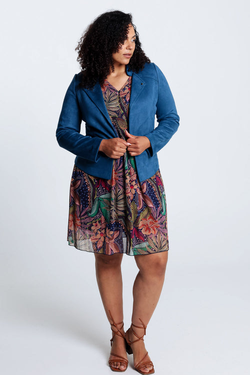 Veste effet suédine-Paprika-7