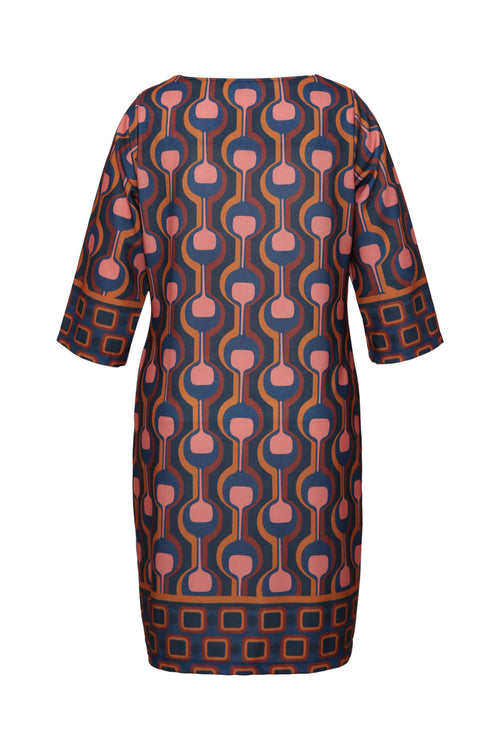 Robe housse imprimé graphique-Paprika-8