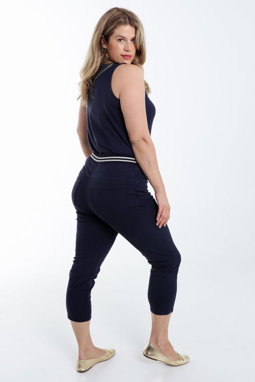 Jegging 3/4 uni-Paprika-2