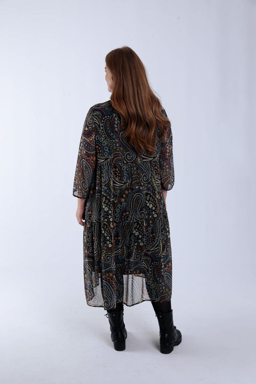 Jurk met paisleyprint-Paprika-3