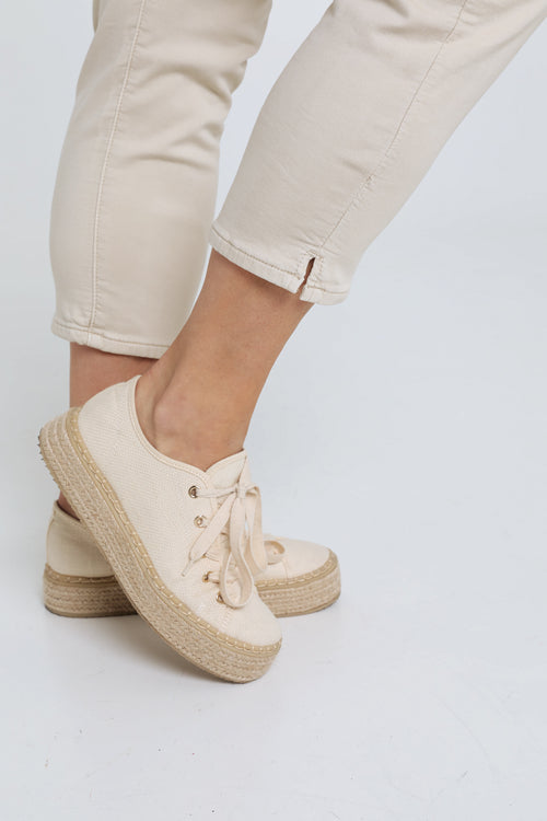 Jegging 3/4 Lolly en coton-Paprika-5