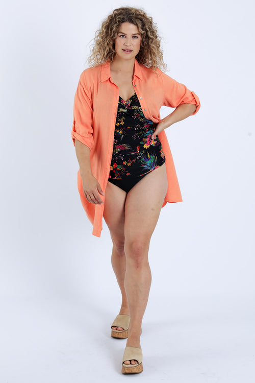 Bas de Tankini uni-Paprika-9