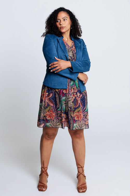 Veste effet suédine-Paprika-8