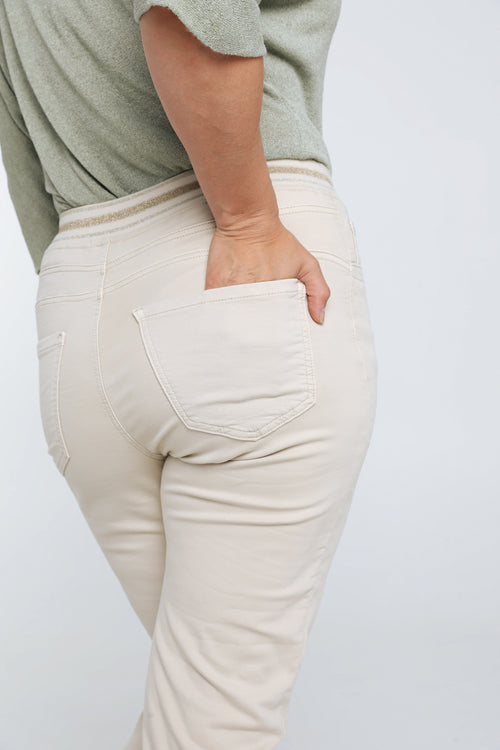 Jegging 3/4 Lolly en coton-Paprika-4