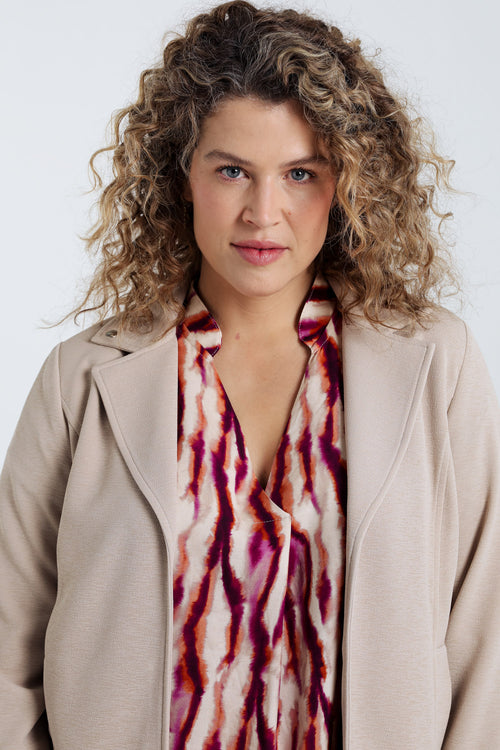 Veste biker unie-Paprika-5