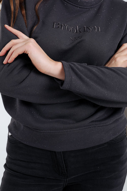 Glitterend sweatshirt-Paprika-6
