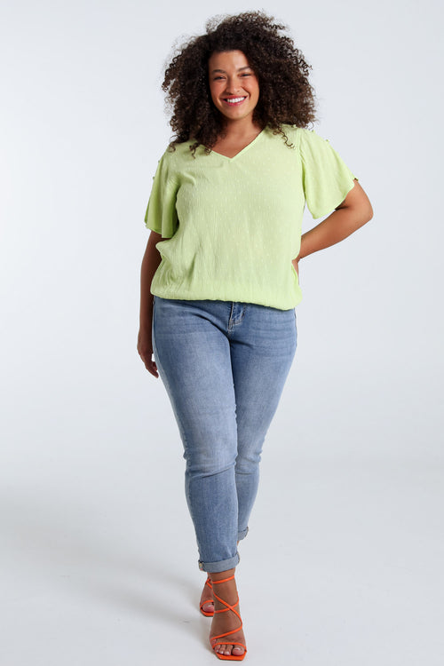 Effen viscose blouse-Paprika-7