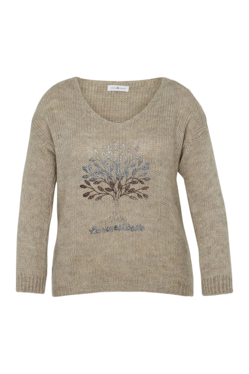 Pull imprimé arbre de vie-Paprika-11