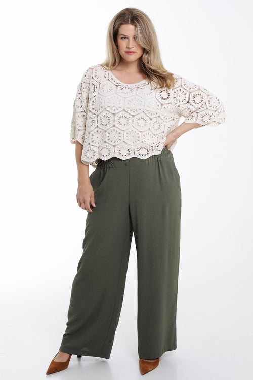 Pull en crochet uni-Paprika-9