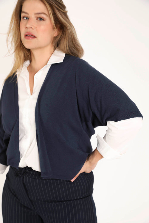 Gilet en viscose uni-Paprika-4