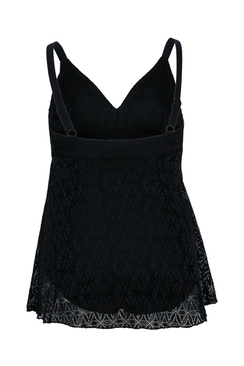 Robe maillot en dentelle-Paprika-9