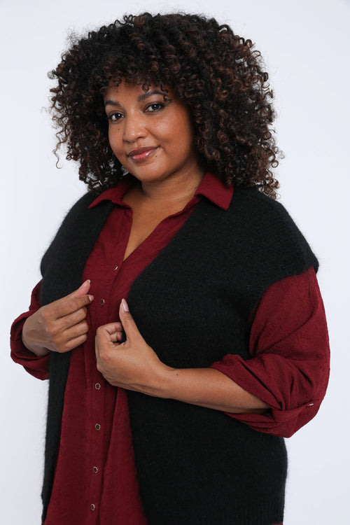 Gilet sans manches uni-Paprika-5