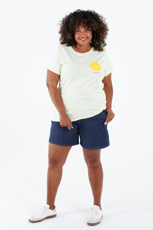 T-shirt van katoen met smile-print-Paprika-7