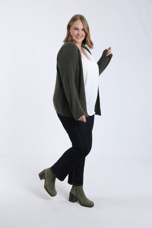 Top uni avec dentelle-Paprika-7