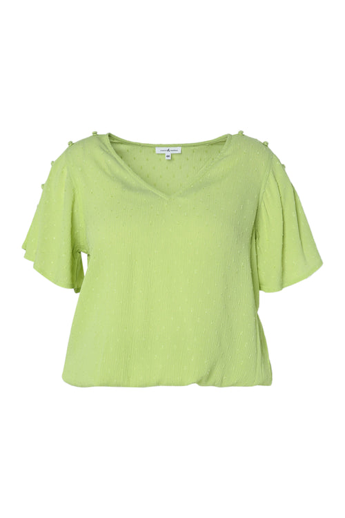 Effen viscose blouse-Paprika-10