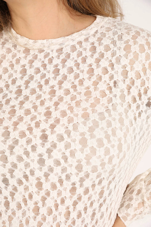 T-shirt van kant-Paprika-4