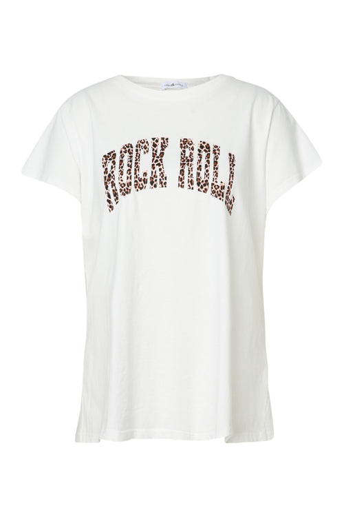 T-shirt van katoen Rock Roll-Paprika-10