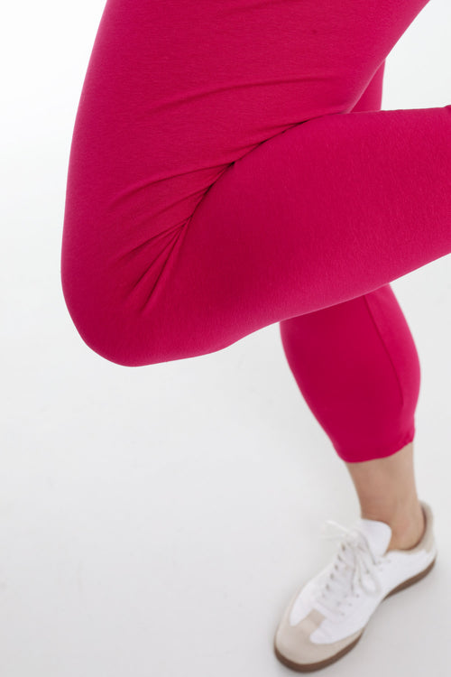 Legging 3/4 en coton bio-Paprika-4
