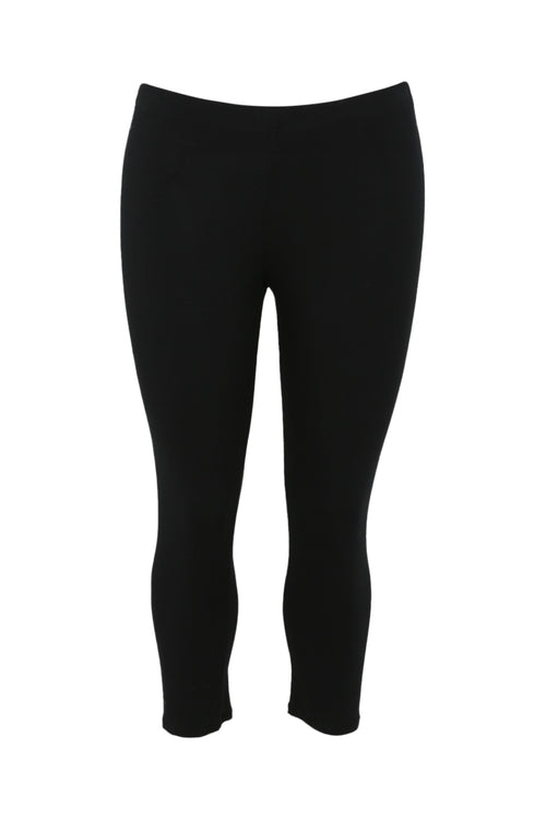 Effen 7/8-legging in viscose-Paprika-9