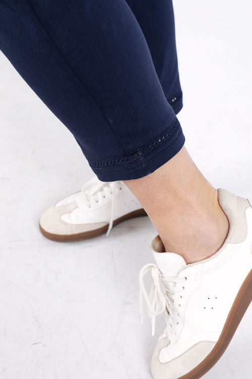 Chino en coton uni-Paprika-6