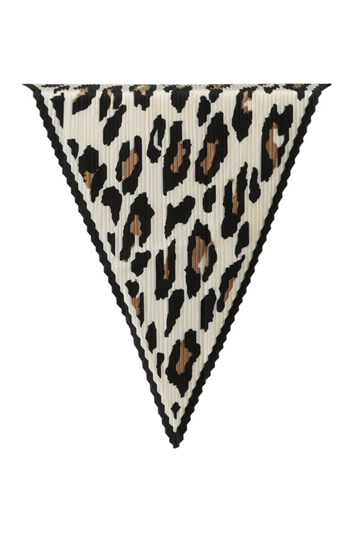 Foulard carré imprimé léopard-Paprika-1