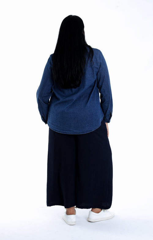 Blouse van spijkerstof-Paprika-2