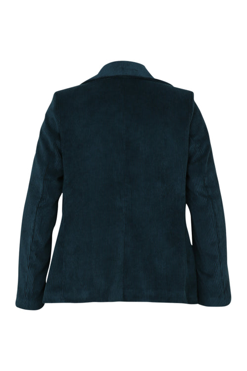 Blazer en velours doublé imprimé peau de bête-Paprika-11