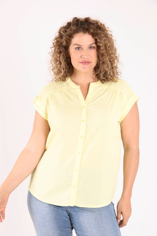 Effen katoenen top-Paprika-2