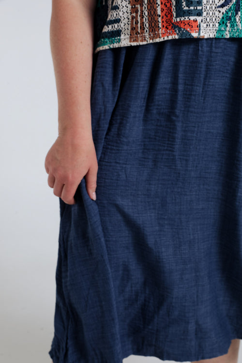 Robe longue 2 en 1 imprimé floral-Paprika-5