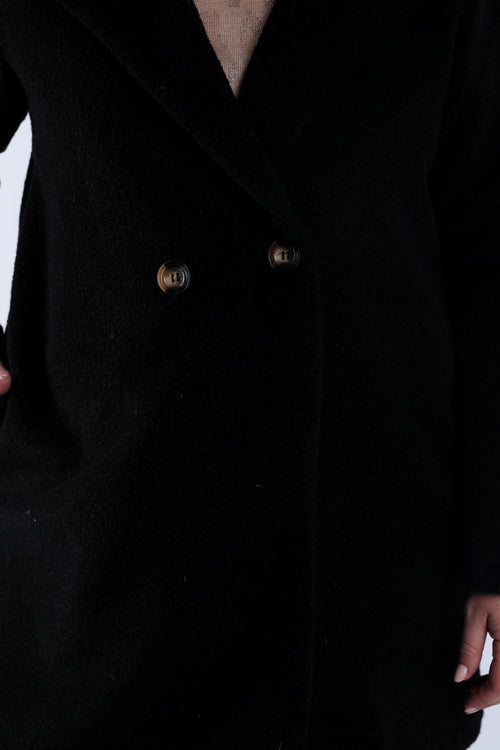 Manteau mi-long uni-Paprika-4