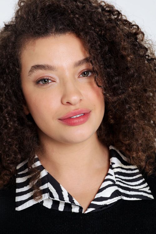 2 in 1 trui met zebraprint-Paprika-5