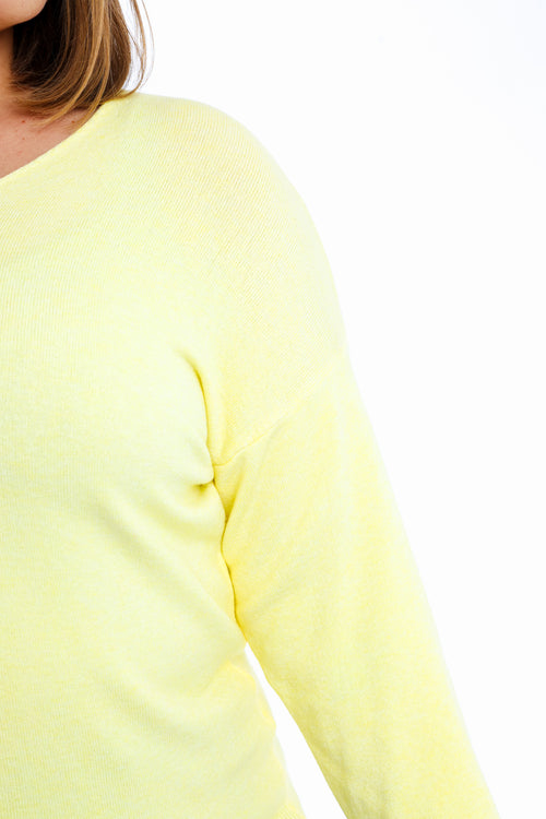 Effen viscose trui-Paprika-5