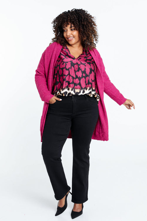 Cardigan long détail bouton-Paprika-9