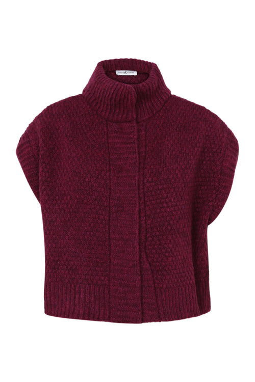 Gilet sans manches uni-Paprika-11