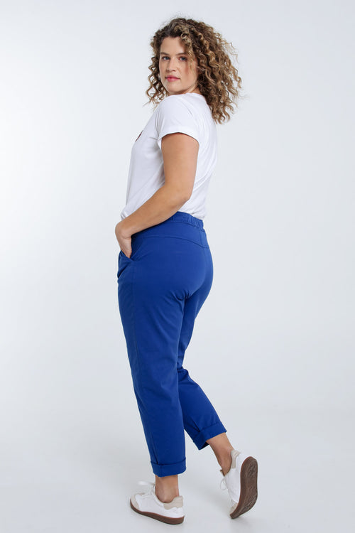 Pantalon chino en coton uni-Paprika-2
