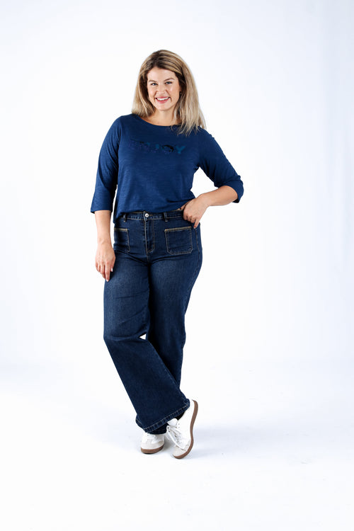 T-shirt en coton uni Enjoy-Paprika-5