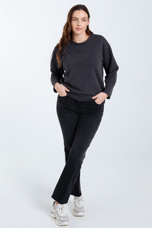 Glitterend sweatshirt-Paprika-8