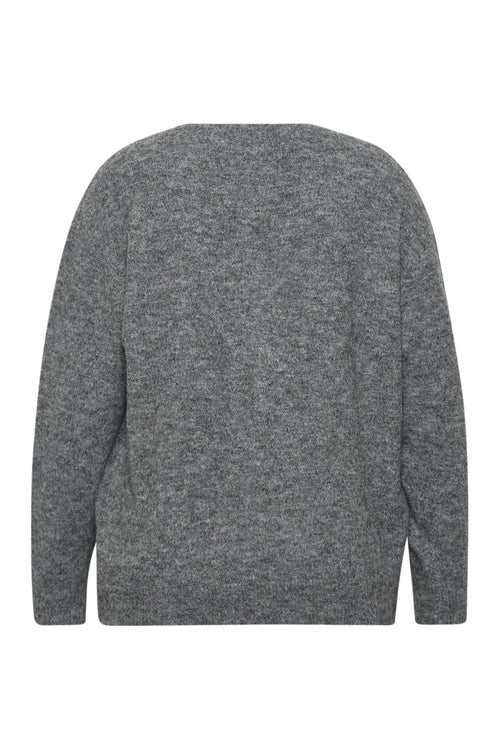 Effen trui met strassdetails-Paprika-8