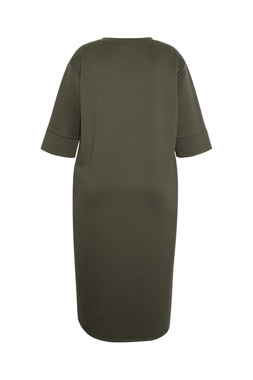 Effen sweatjurk-Paprika-9