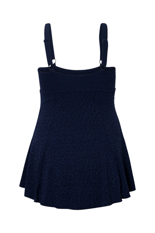 Robe maillot imprimé peau de bête-Paprika-11