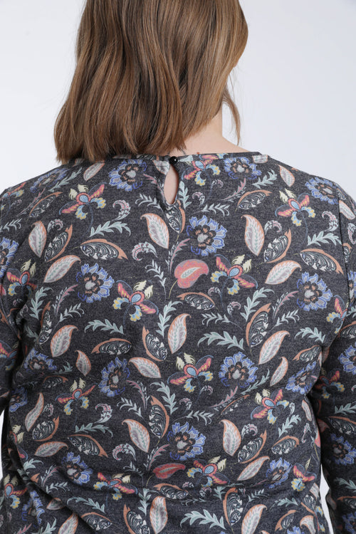 Tuniek met Indiase bloemenprint-Paprika-5