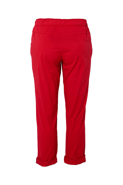 Pantalon chino en coton uni-Paprika-11