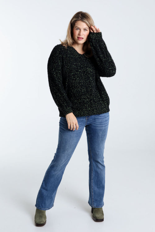 Pull maille pop-corn uni-Paprika-8