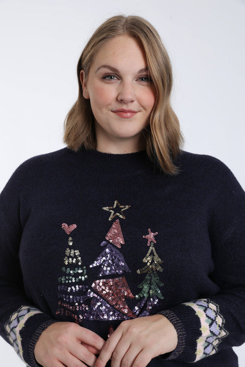 Marineblauw / 46/48-Paprika-1