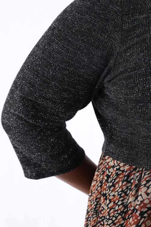 Robe 2 en 1 imprimé graphique-Paprika-5