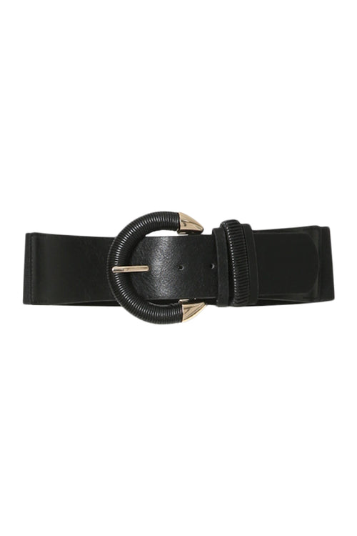 Effen elastische tailleband-Paprika-1