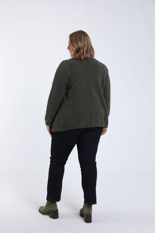 Effen gilet-Paprika-1