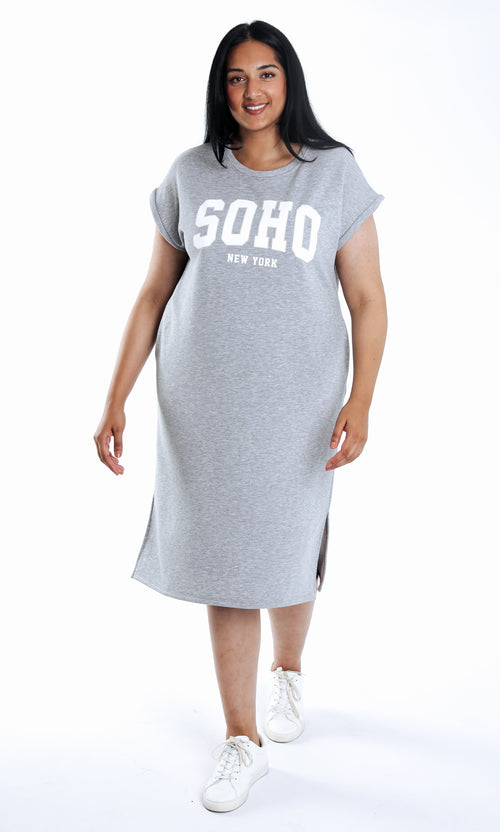 Robe t-shirt imprimé Soho-Paprika-6
