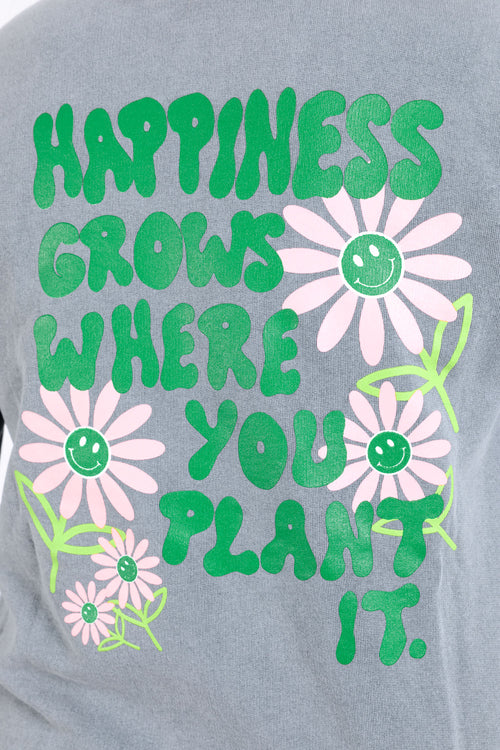 Katoenen sweater met bloemenprint-Paprika-6